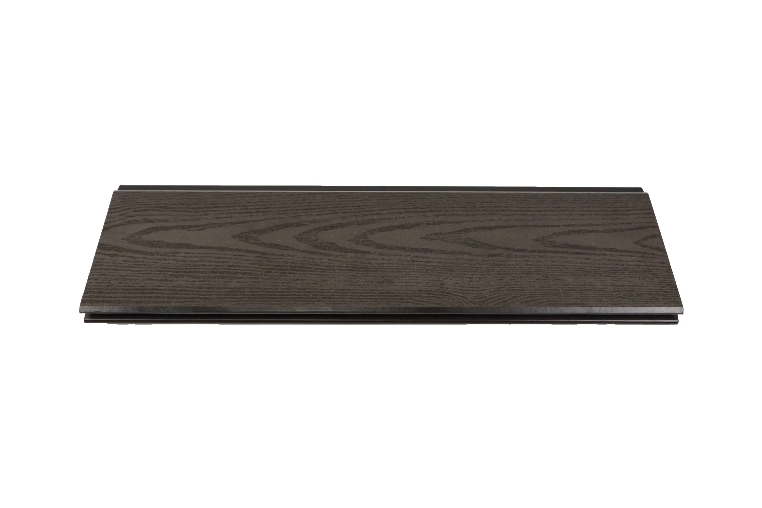 High Quality 3D Embossed Wood Grain WPC Fence Wood Plastic Composite Maintenance-free Outdoor Privacy Fencing