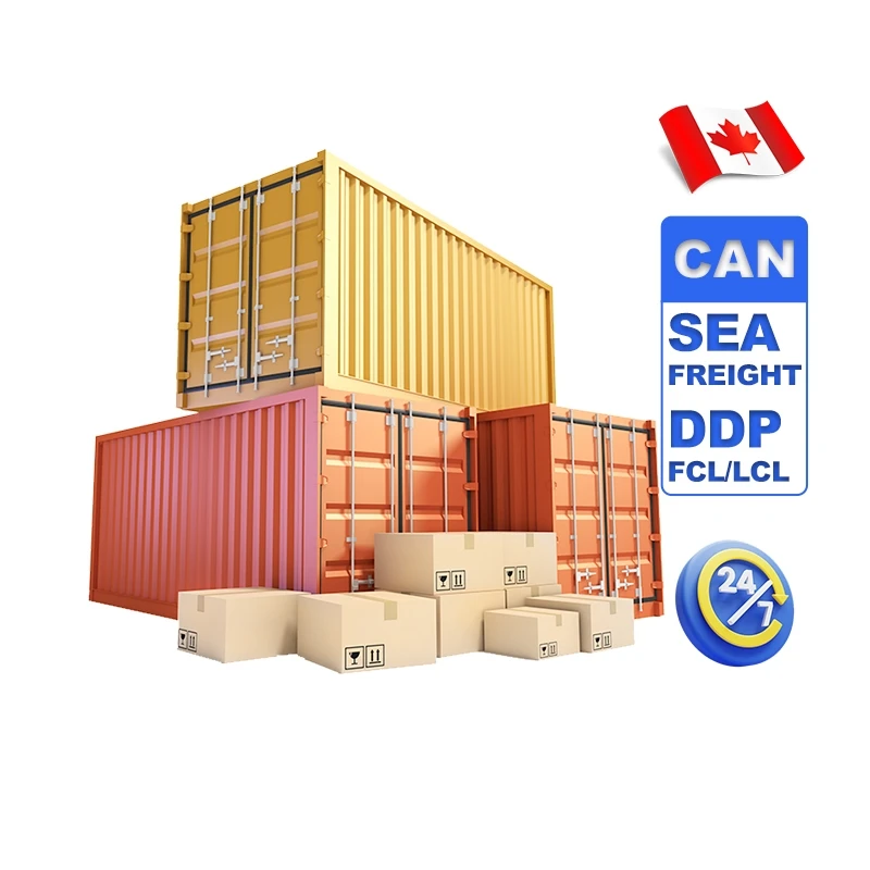 China Sea Cargo Shipping Freight Forwarder from Yiwu Shanghai China to Canada Mississauga Door to door Logistics charges
