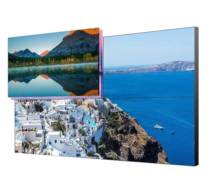 Shopping 2X2 3X3 55Inch Lcd Video Wall With Video Wall Controller For CCTV Control Room