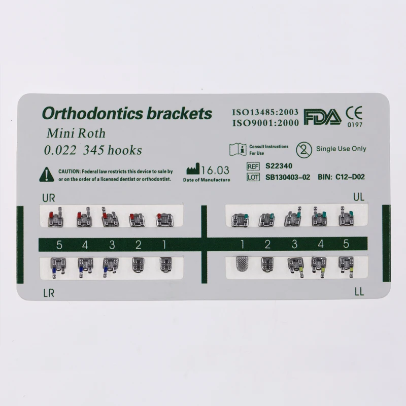 Высококачественные Стоматологические Ортодонтические мини-Кронштейны skyortho