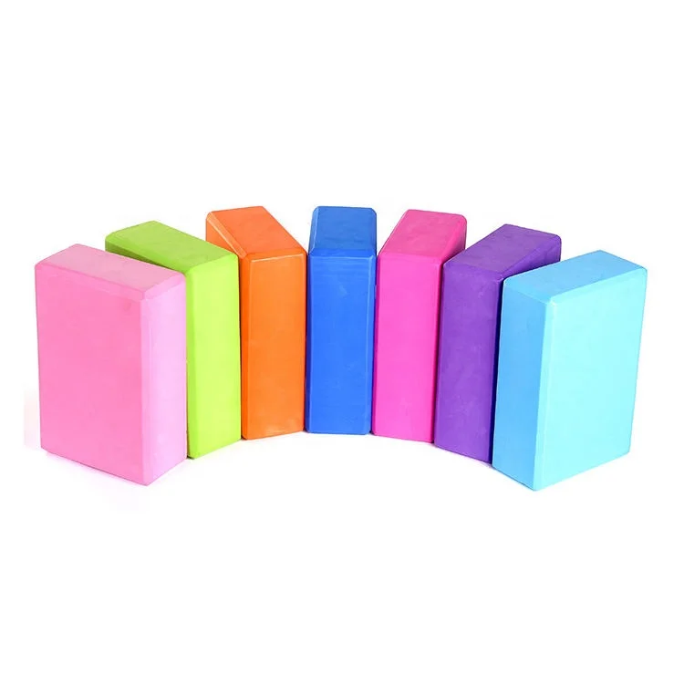 Wholesale Exercise Fitness Sports Accessories High Density EVA Foam Yoga Blocks
