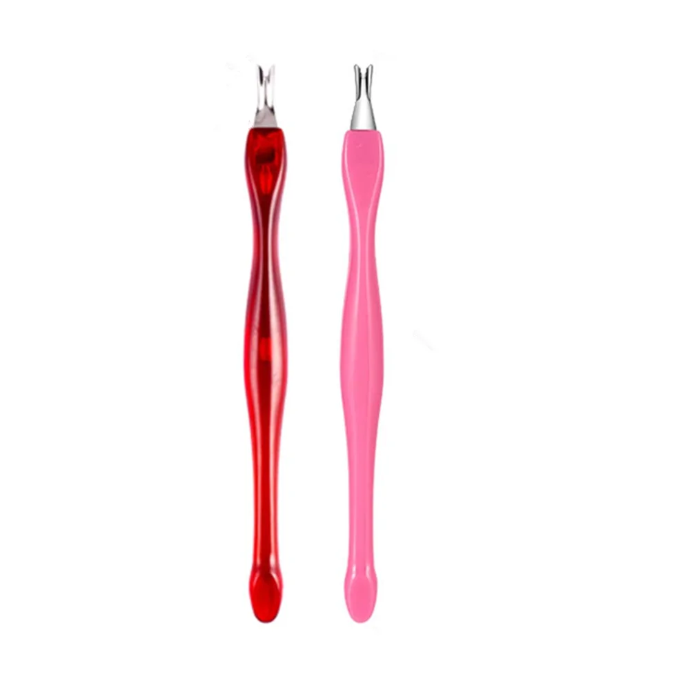BIN Professional Cuticle Fork Trimmer Remover For Nail Art Pedicure Manicure Cuticle Pusher