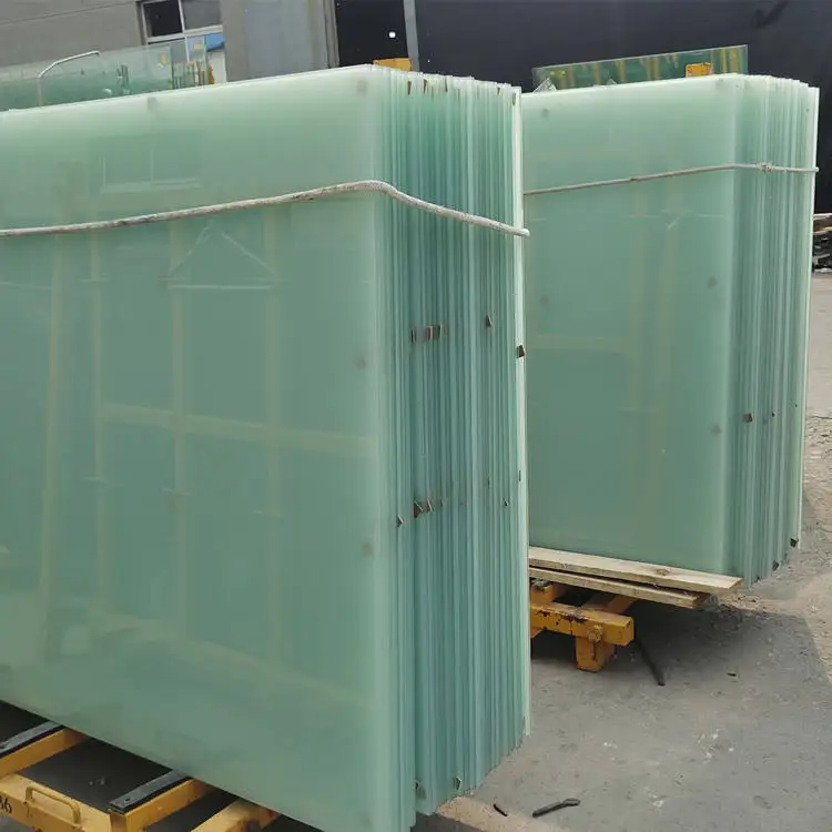 Chinese 13.52mm cut to size security flat toughened tempered laminated glass manufacturer price