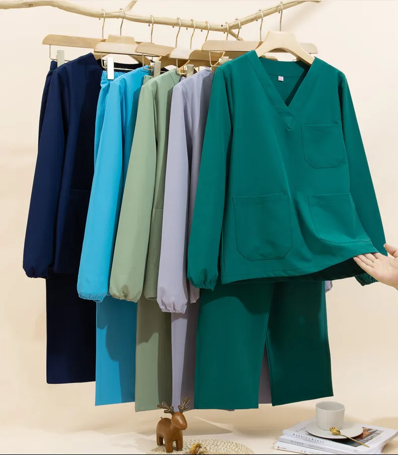 Wholesale High Quality New Style Nurse Uniform Custom Logo nursing clothes Scrubs Uniforms Sets Nursing Uniforms