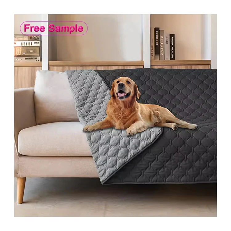Waterproof Dog Bed Cover Pet Blanket for Furniture Bed Couch Sofa Reversible