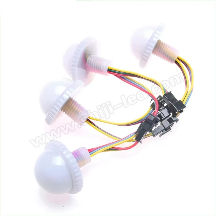 35 мм DC12V 6 светодиодов smd 5050 ws2811 UCS1903 20 отверстие водонепроницаемый парк развлечений продукты rgb светодиодный пиксель свет
