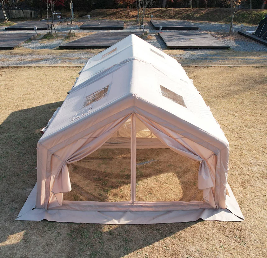 4 Season Huge Inflatable Camping 2 Bedrooms Night Tent For Sale