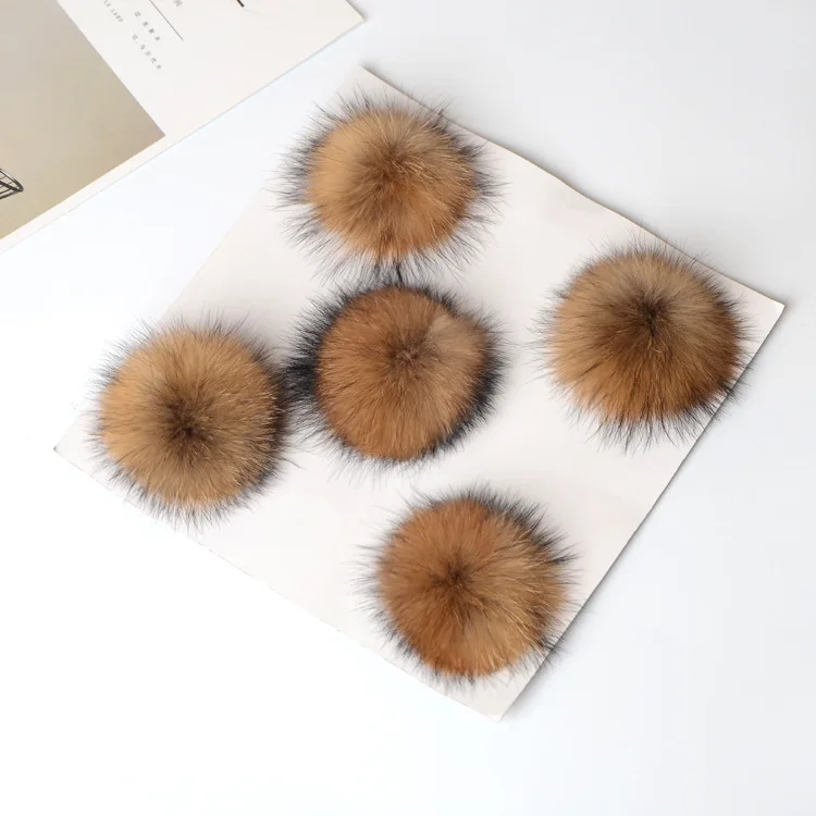 Hot real raccoon fur balls of various sizes and natural colors Fur ball  raccoon fur ball key chain Accessories  Fashion