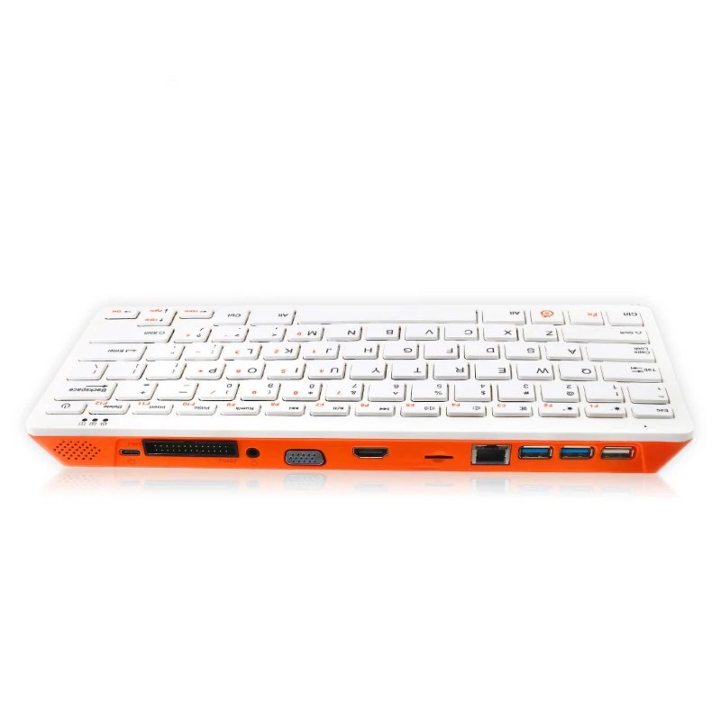 Мини-ПК Orange Pi 800, 4 + 64 ГБ, EMMC Rockchip RK3399 SoC 4K HD, 64 бит, Двухдиапазонная беспроводная Wi-Fi + BT 5,0, портативная игровая клавиатура