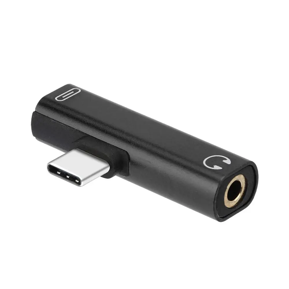  Адаптер 2 в 1 Type C 3 5 мм адаптер USB наушники аудио зарядный для Huawei