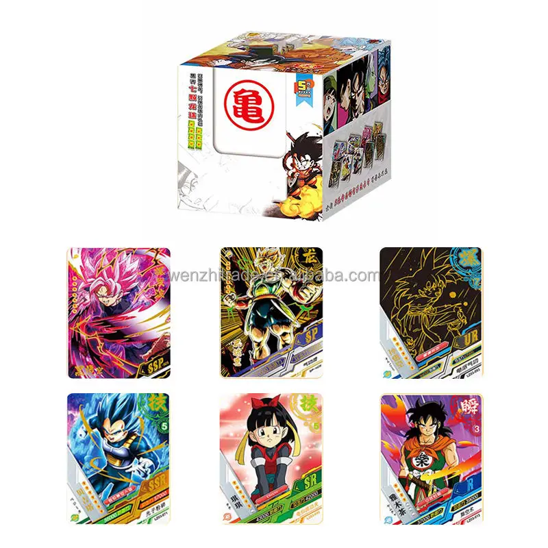 Popular Anime DragonBall Collection Cards Booster Box Super Heroes SSP Flash Cards Board Game Trading Cards
