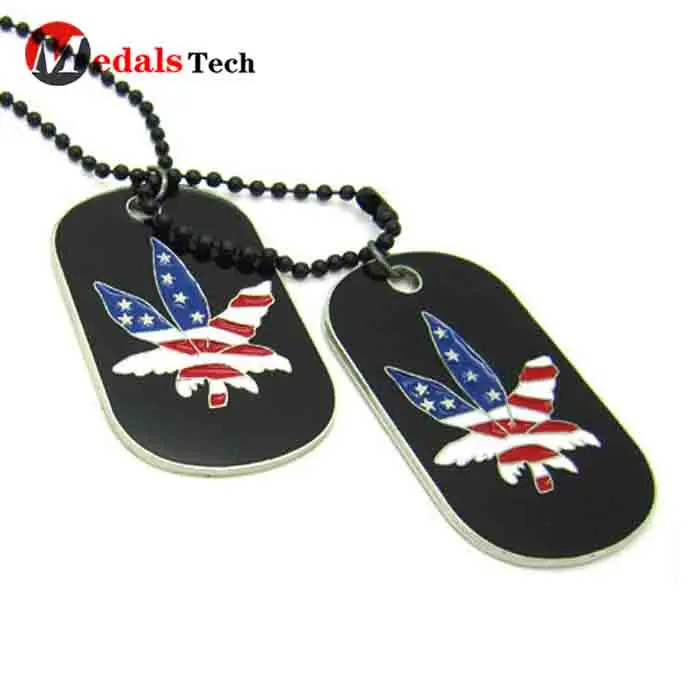 Promotional custom die casting printed photo souvenir metal dog tags