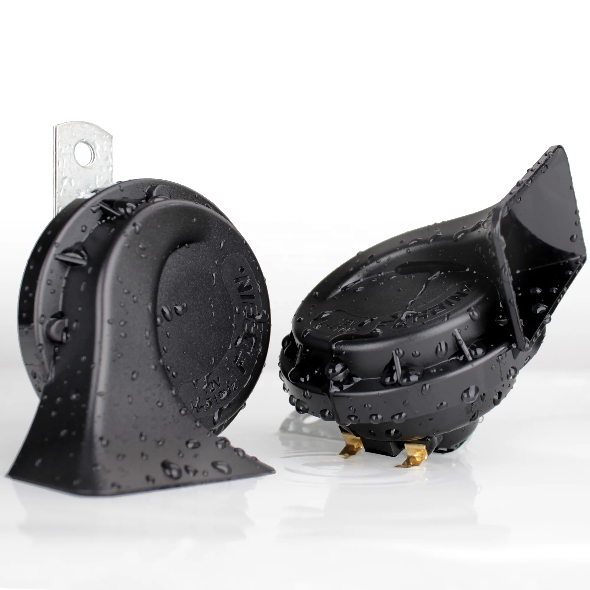 C- Auto Horn автомобильный звуковой сигнал громкий двухцветный Водонепроницаемый Электрический улитки Комплект Универсальный для любых автомобилей 12/24