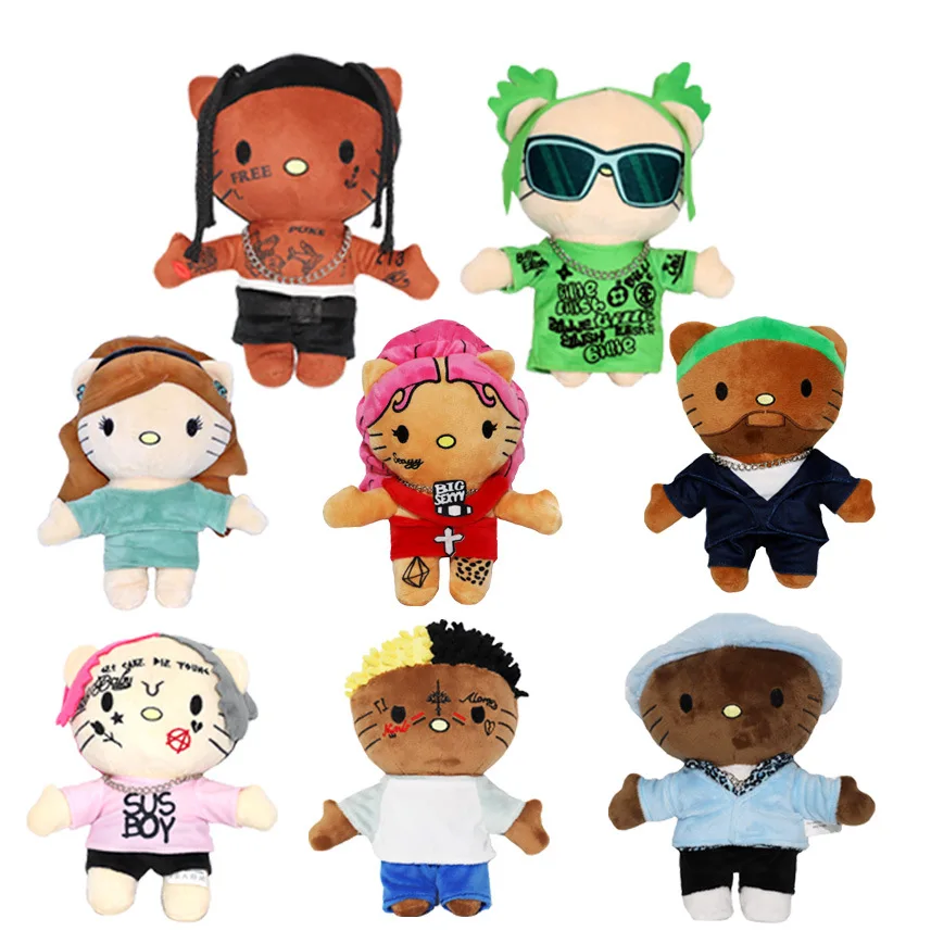 2024Wholesale Hottest Stuffed Plush Toys Singer Travis Hip Hop Baby Toy Plush Dolls Figure Plushies Toy