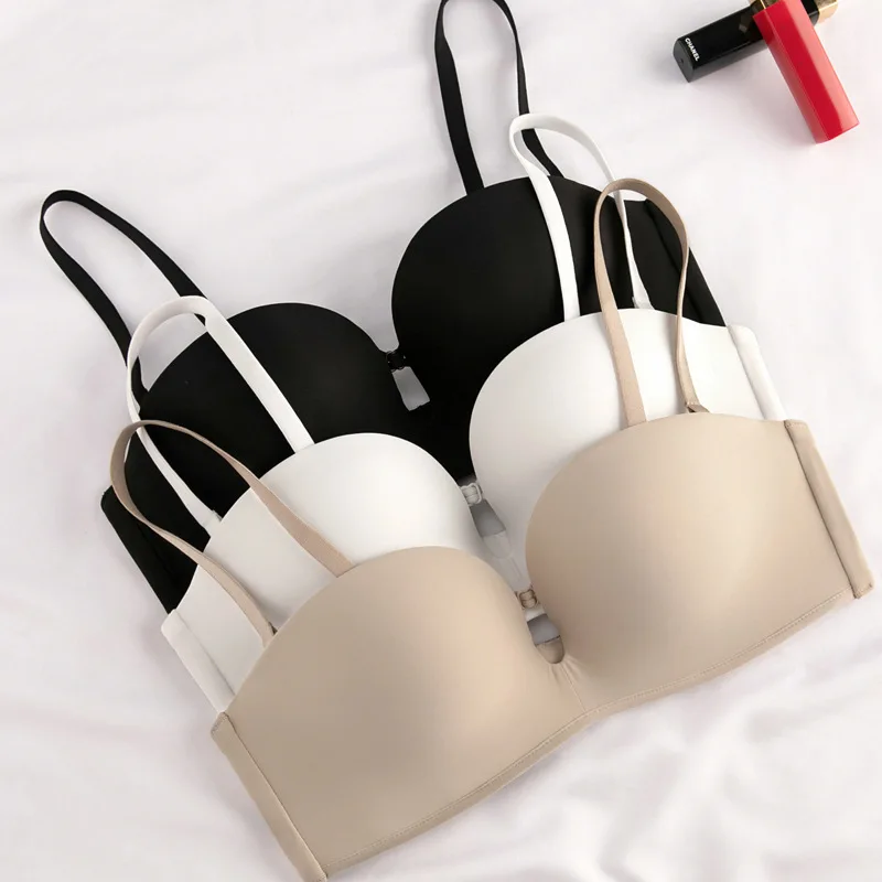 Seamless Push Up Padded Bra Underwire Bras Women Sexy Comfortable brasier mujer