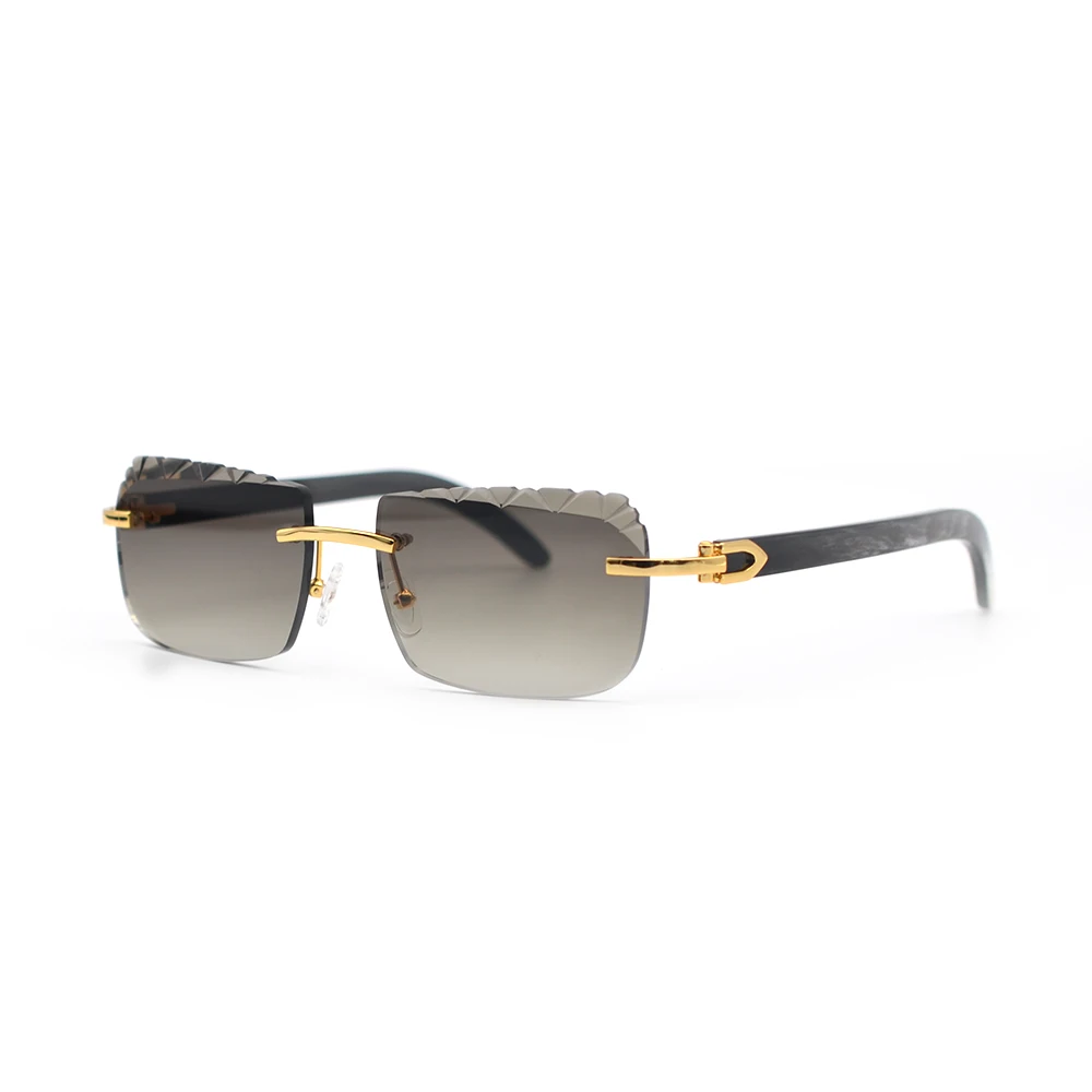 Sifier custom shades 2023 small women luxury fashion sun glasses trendy rectangle frameless sunglasses vendor
