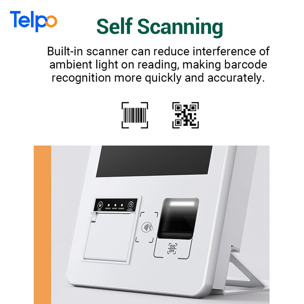unattended android NFC card contactless electronic payment terminals for small businesses