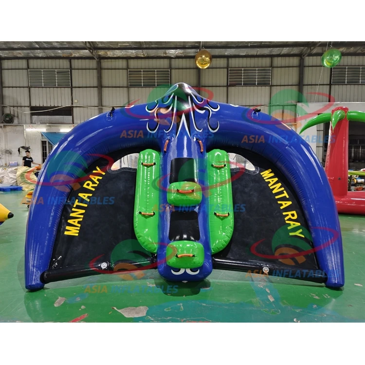 Water ski boat toys towable flying Inflatable Ray Manta
