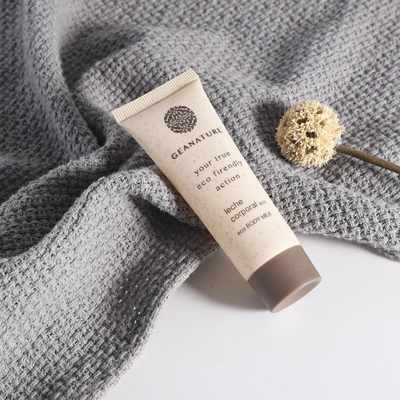 Biodegradable Wheat Straw Cosmetic Tube Packaging For Cosmetics