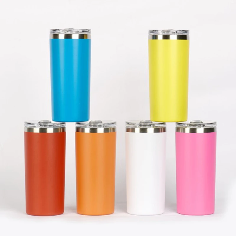 RTS 20oz Vacuum Yetitumbler Cups Stainless Steel Insulated Drinking Water Cup Straight Outdoor Travel Coffee Mugs