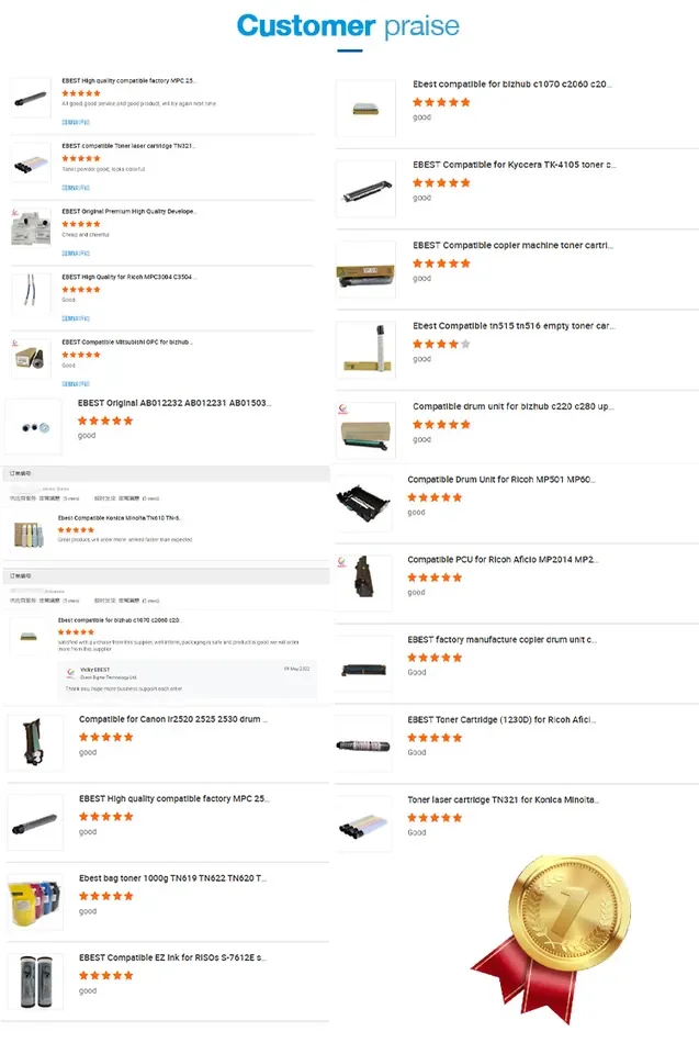 EBEST заводская цена совместимый с Konica Minolta DV711 разработчик Bizhub C451 C452 C552 C654 C754 порошок разработчика