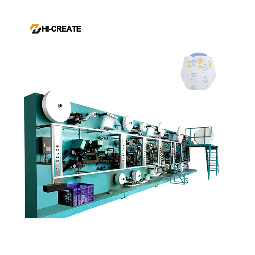 HC-DP-FF High Speed Full Frequency Baby Diaper Machine Price