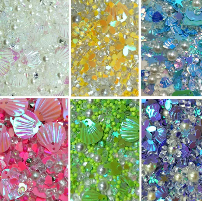 Manufacturers Direct Sales Mixed Glitter Ice System Independent Research and Development of Tablecloth Accessories Slime m