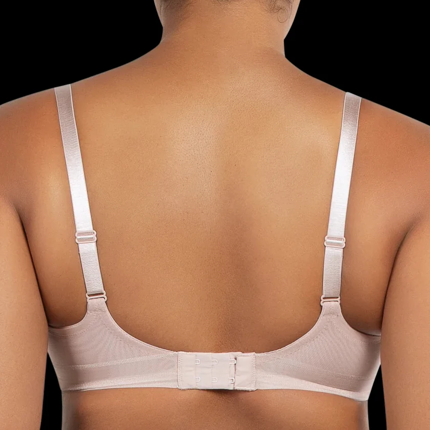 Ladymate ODM/OEM Sujetador de talla grande para mujer Women unpadded daily bra Unlined Plunge Bra plus size underwire bras