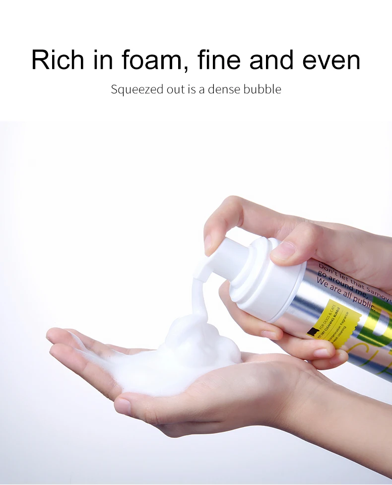 GJYC PET Brand No Rinse Dry Bathing Foam Dog Cat Dry Shampoo Deep Cleansing Pet Dry Shampoo