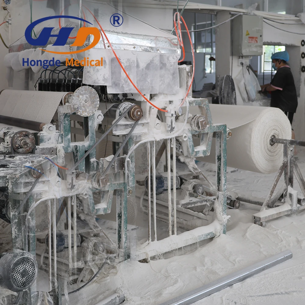 Factory Manufacturer Jumbo Bandage Roll Bandage Hydrophilic Absorbent Medical Disposable Consumables Jumbo Bandage Roll