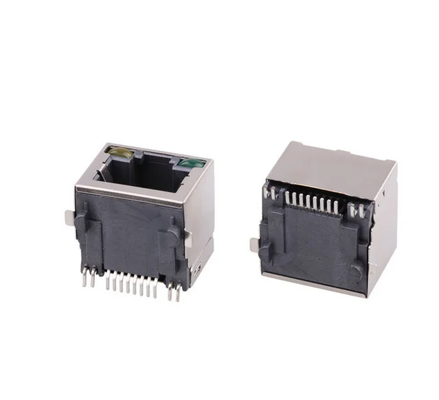 8P8C Surface Mount RJ 45 SMT Connector with Fragment Ethernet RJ 45 Jack Connector