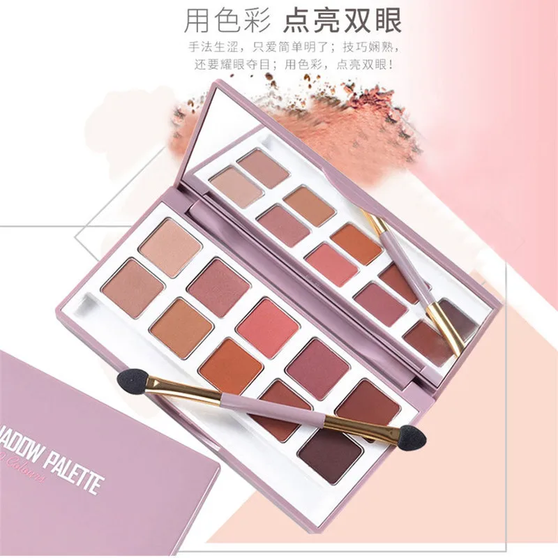Custom magnetic empty make up palette wholesale eyeshadow pallet packaging with mirror