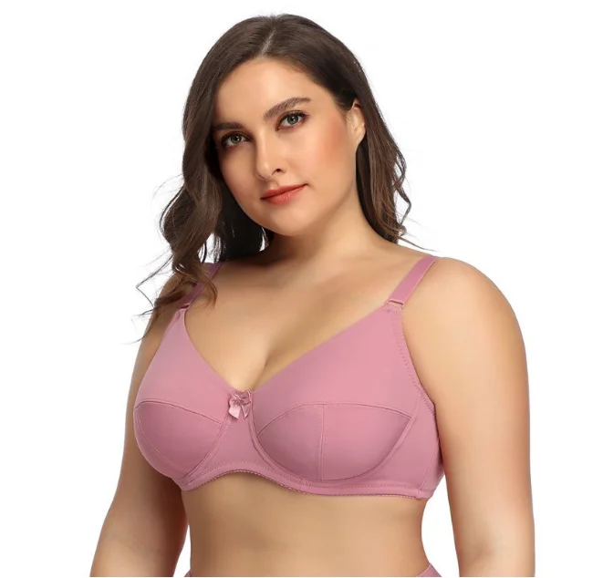 Factory Plus Size Bra Seamless DEF Cup Super Large Underwear Oversized Fat Women Full Cup Brassiere