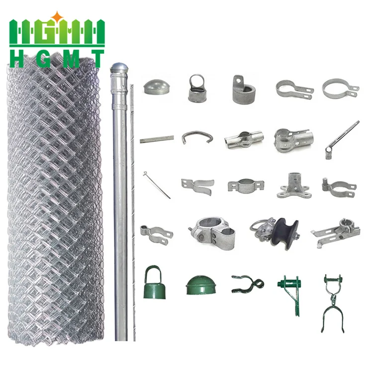 Оптовые цены, хит продаж Алмазная проволочная сетка сетки панели оцинкованная промышленная цепной звеньевой забор для продажи