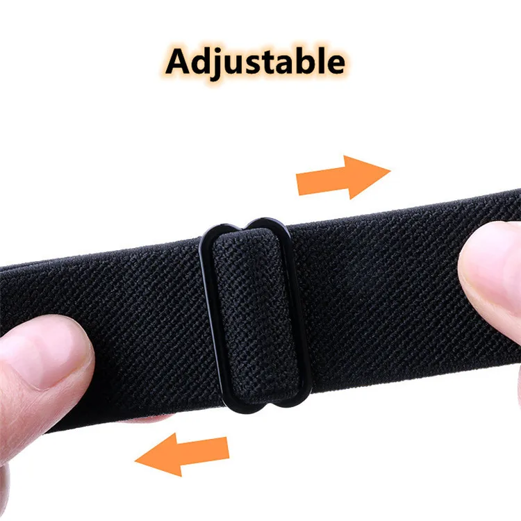  Ремешок нейлоновый для Apple Watch Band Series 6 SE 5 4 3 2 1 эластичный регулируемый резиновый браслет соло iWatch 38 40