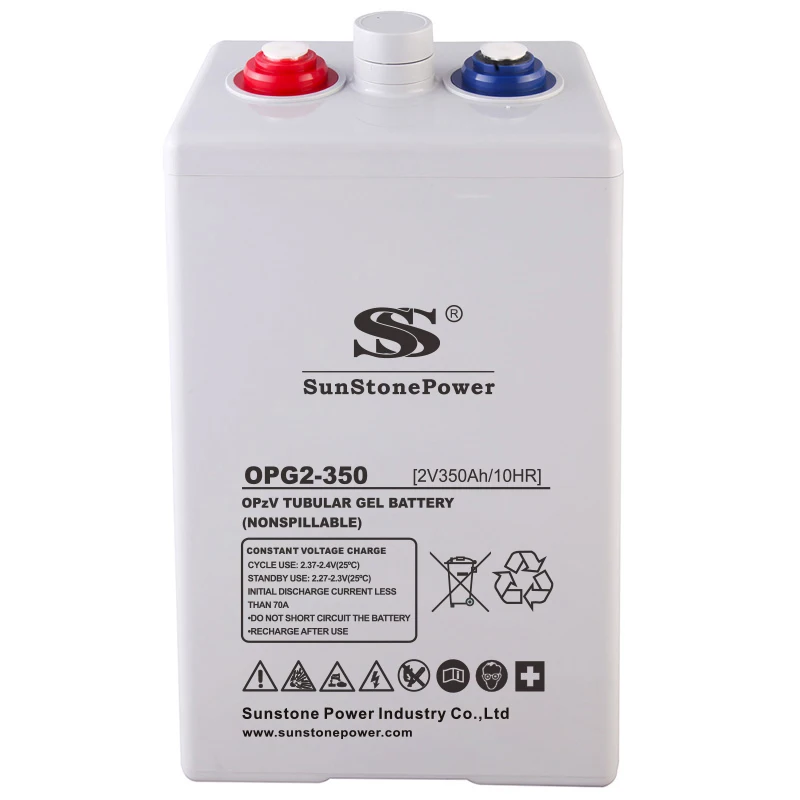 Off Grid Home Solar Energy Battery 2v 350ah Deep Cycle OPZV Tubular Gel Battery