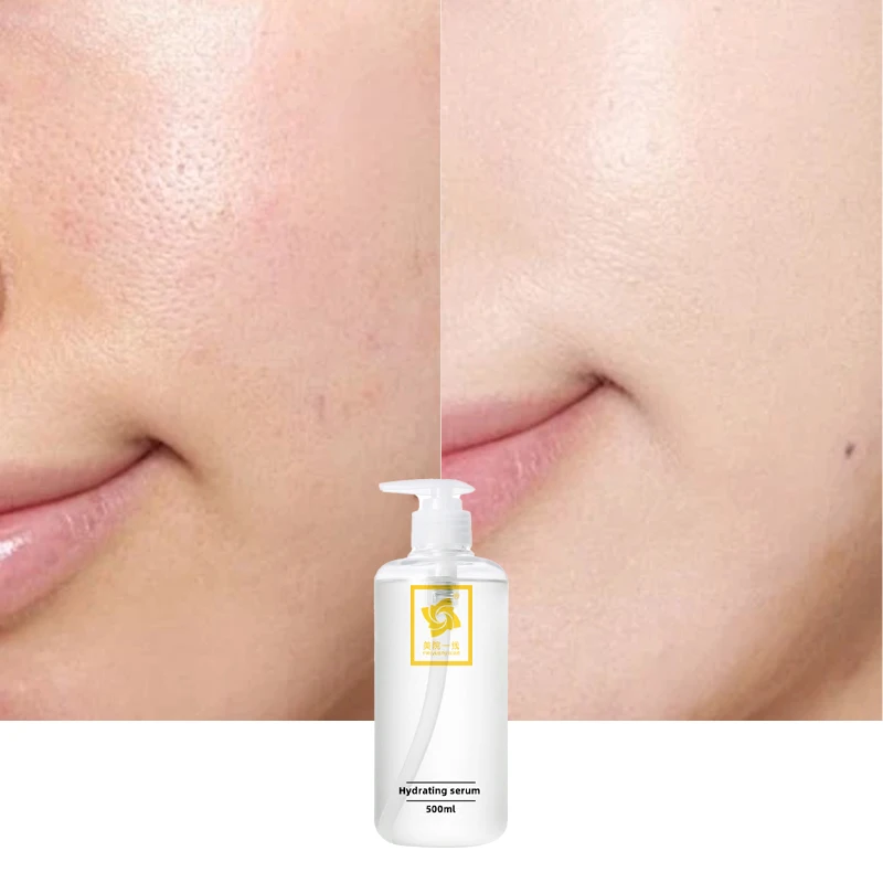 Organic facial essence serum. Anti-acne and anti-wrinkle. Contains Vitamin C, Retinol and Glycerin. OEM/ODM/OBM certified