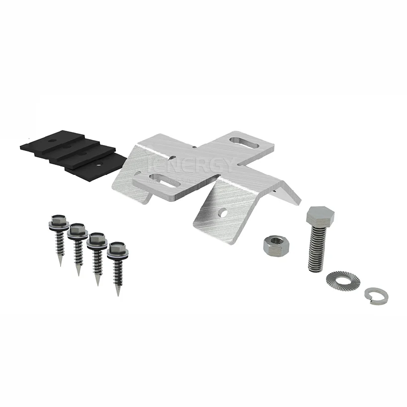 Special Trapezoidal Shaped Metal Tin Roofed Solar Mounting Panel Bracket Roof Mount Clamps