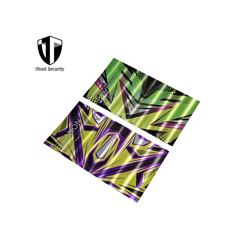 Wholesale High Quality custom 3d label printing sticker laser Exquisite patterns hologram stickers sheet custom print