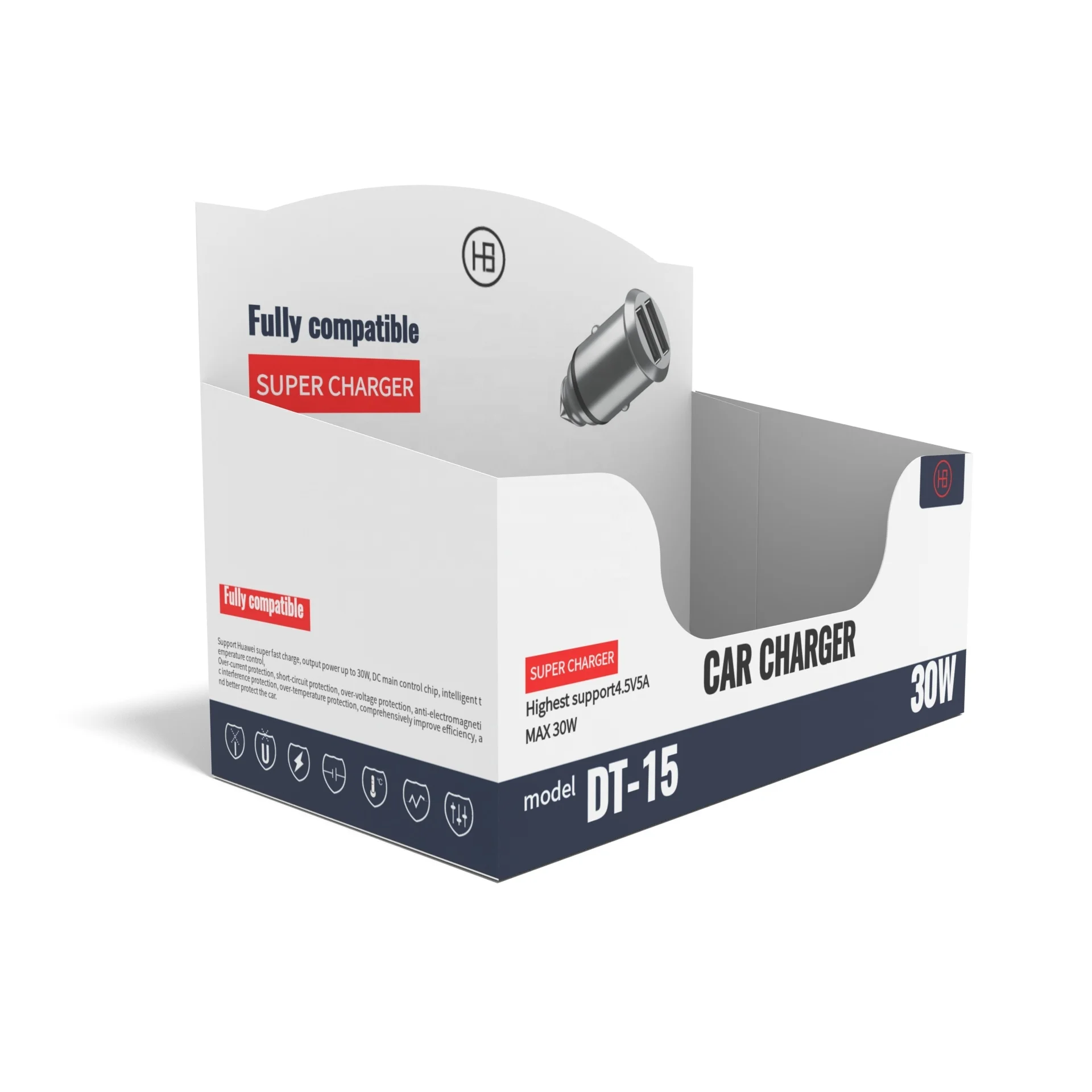 Custom Logo Printed Corrugated Paper Toy Pen Mug Retail Product Display PDQ Packing Packaging Carton Box
