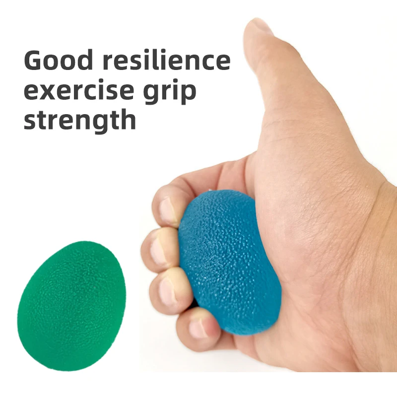 Tpe Eggs Shaped Hand Grip Balls Massage Ball Soft Hand Grip Strengthener Hand Grip Exercises for Seniors Relaxing Toys Unisex