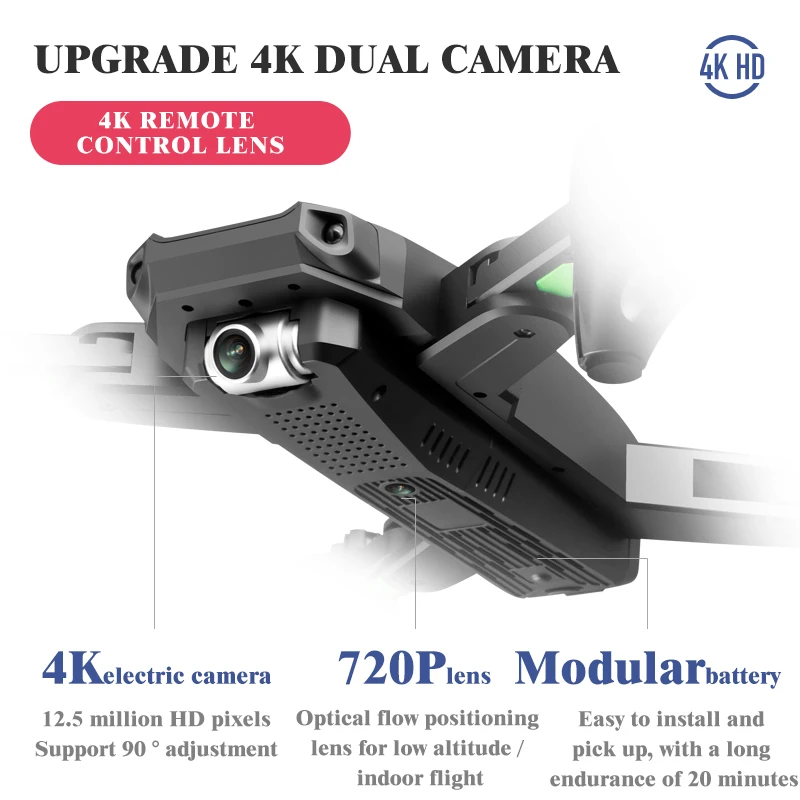 Wholesale Drones with 4k Camera for Videos Remote Control Foldable Drones