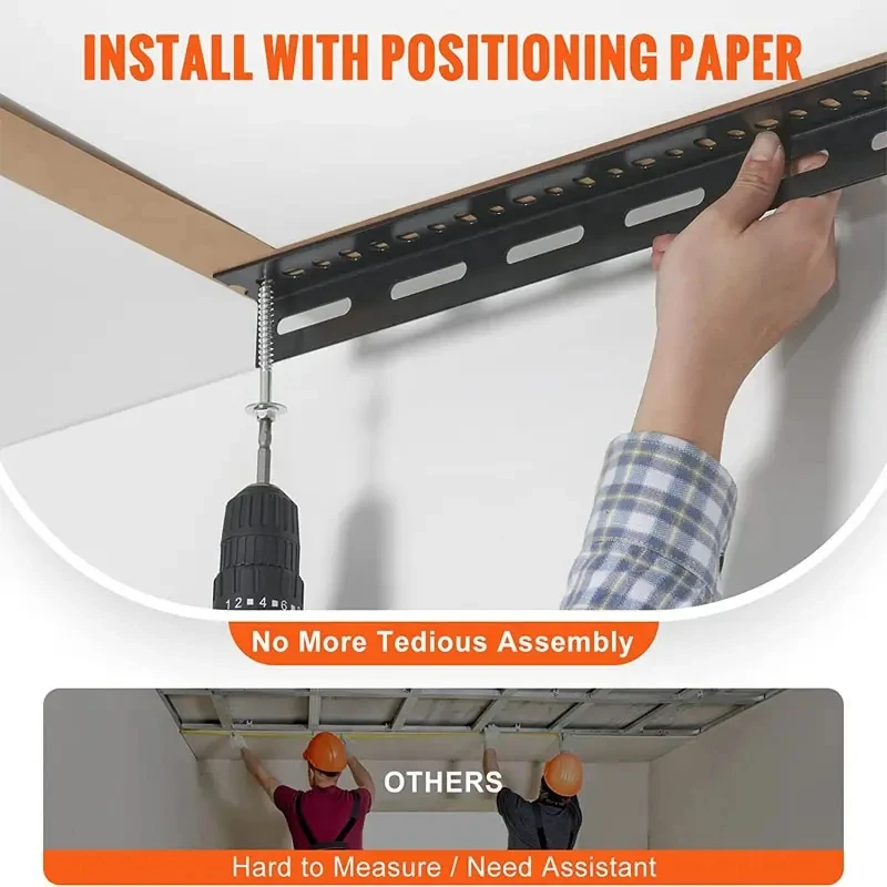 Garage Ceiling Storage Racks Strackable Wire Shelving Overhead Wall Shelves Garage Organization Rack