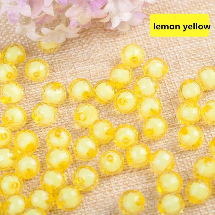 10/12/14/16/18/20 мм прозрачные 96 граненые круглые пластиковые бусины 500 г/мешок красочные свободные акриловые для изготовления ювелирных изделий