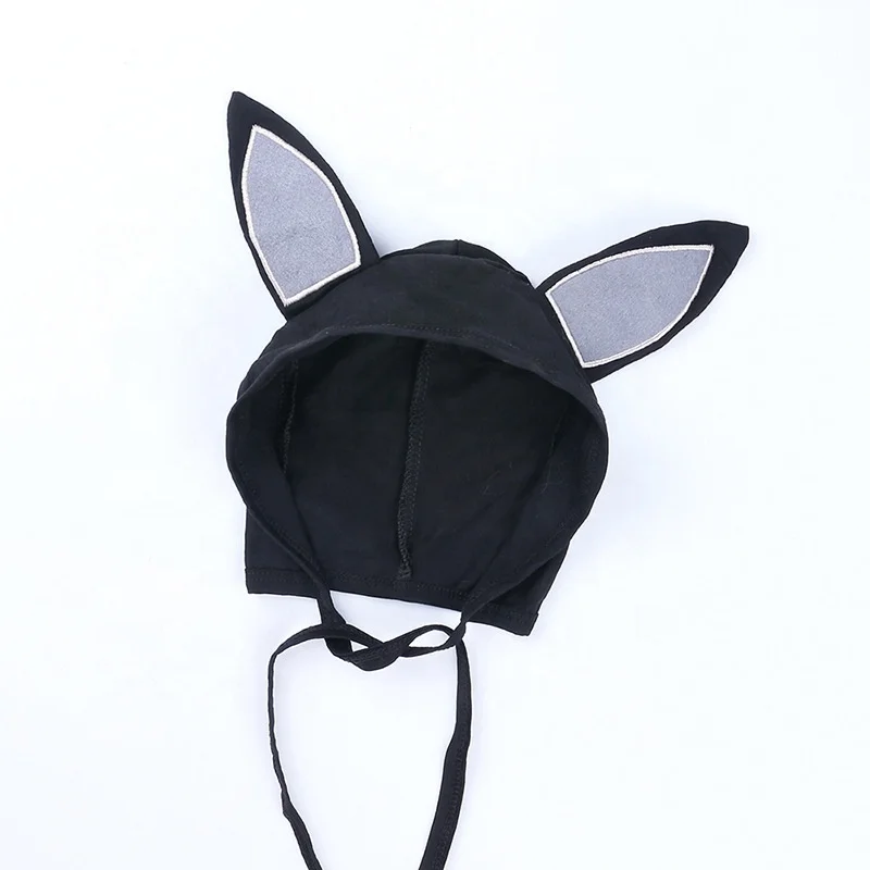 Factory custom Halloween funny style 100% cotton black bat baby animal costume