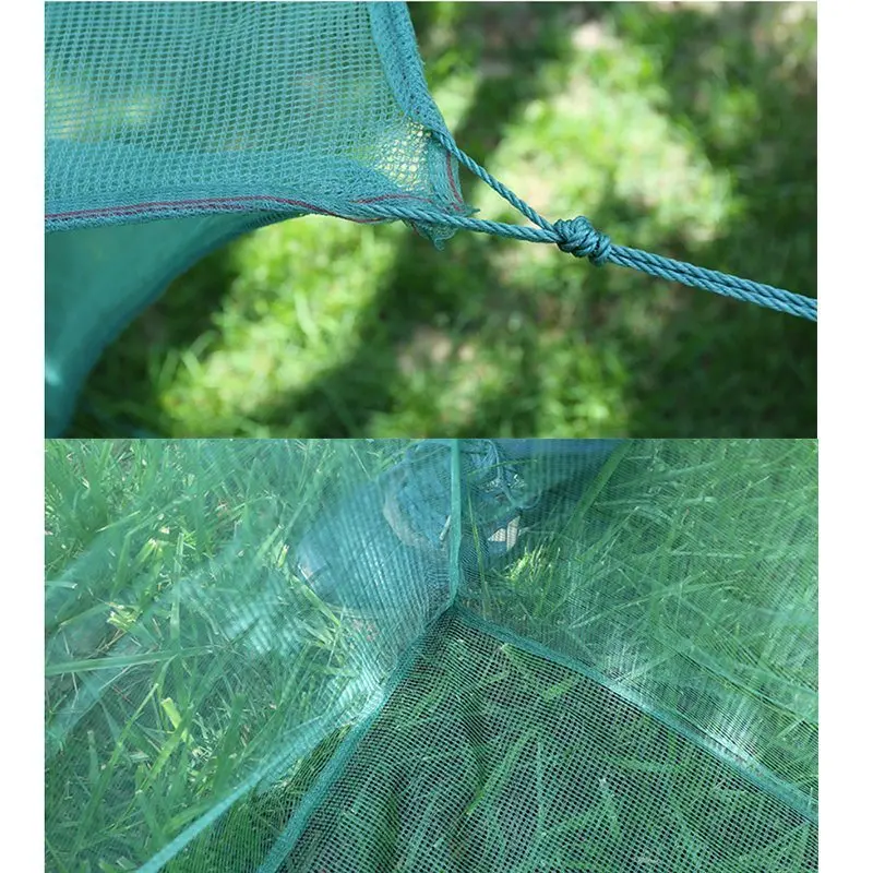 Knotted Tilapia Fish Farming Breeding Hapa Net Cage