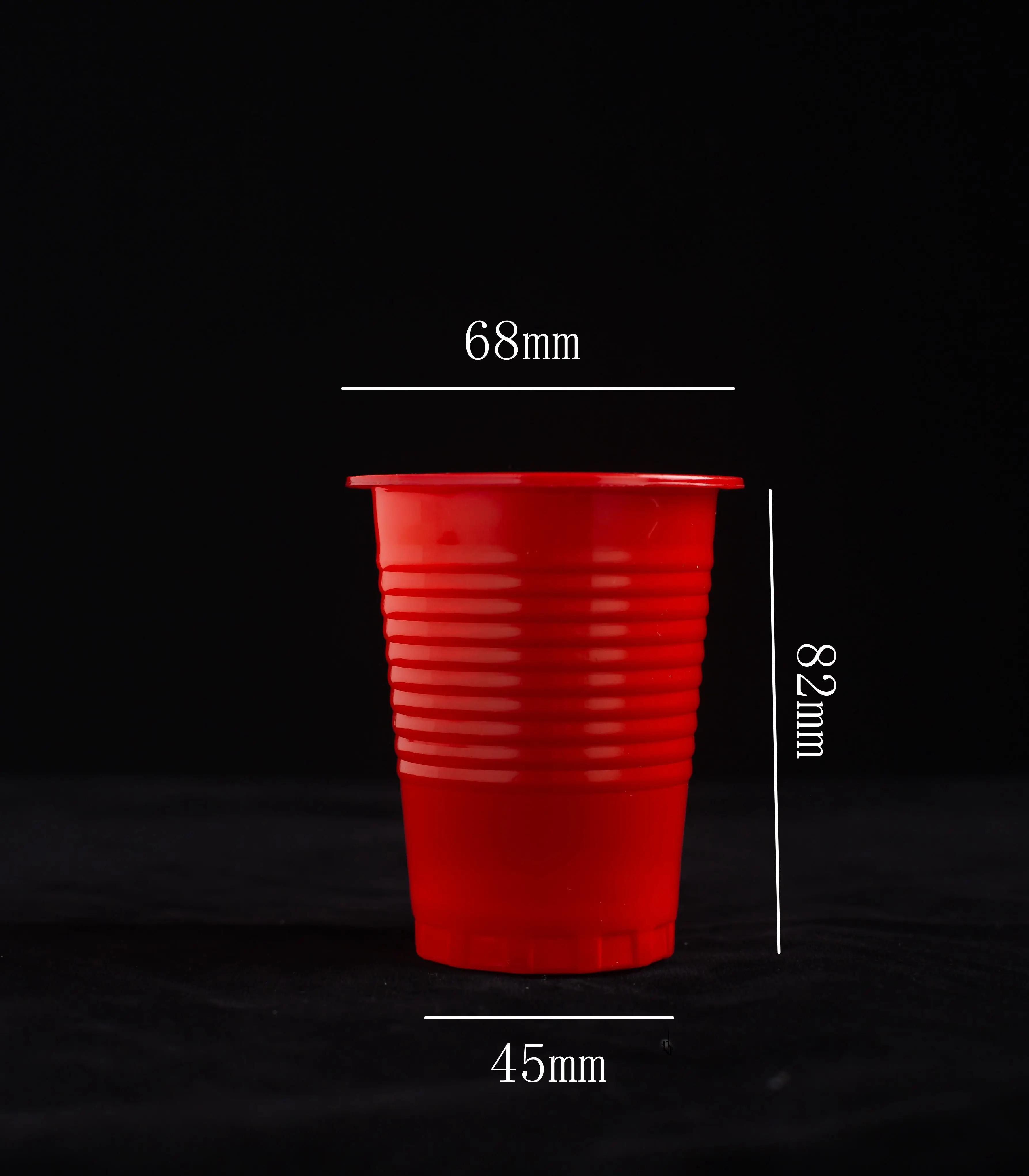 Disposable cup plastic red 5oz juice water party cups customized Plastic Party Drinking Cups