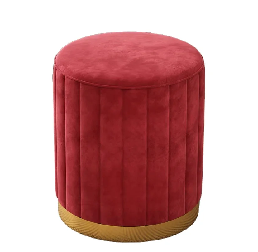 Nordic Small Bench Fitting Fashion Modern Girl Dresser Stool For Bedroom Living Room Safa Side Kids Stool