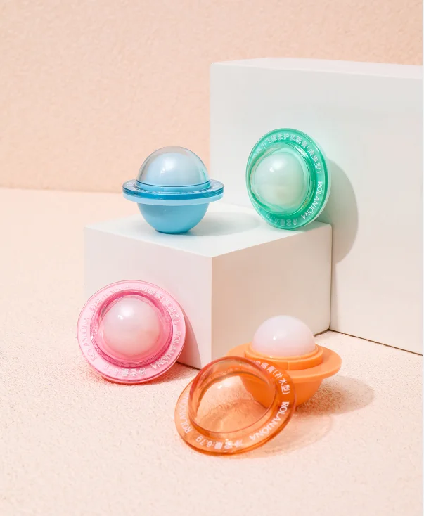 Hot Sale Private Label Rolanjona Nourishing Smooth Skin Care Moisturizing Natural Plant Extract Cute Little Saucer Soft Lip Balm