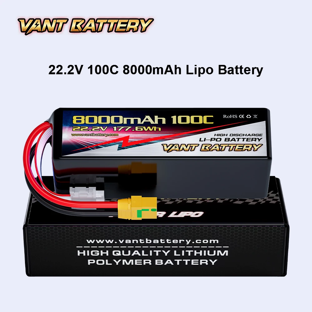 VANT fpv drone battery  6S 8000mAh 100C 22.2V rc lipo batteries for drone 4S/6S for FPV UAV